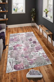 Conceptum Alfombra Multicolor 120 x 180 cm con Impresión 3D